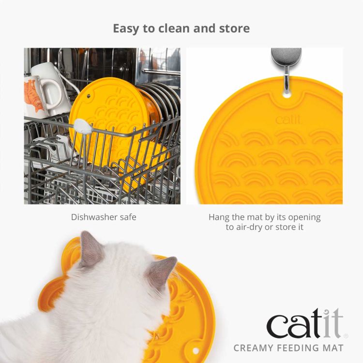 Catit Creamy Fish-shaped Silicone Feeding Mat_thumbnail_3