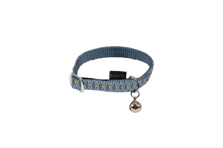 Geisha Cat Collar Blue