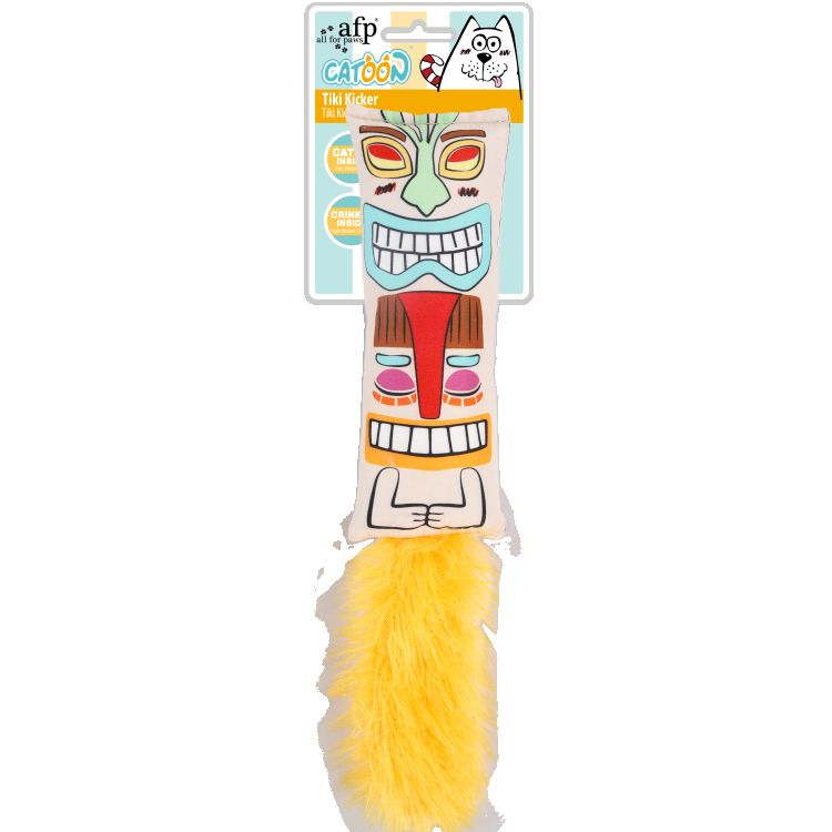 Catoon Tiki Kicker – Interactive Cat Toy_thumbnail_0