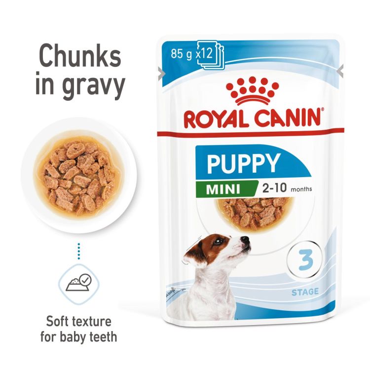 Royal Canin Mini Puppy (Wet Food - Pouches) 12 x 85 g_thumbnail_2