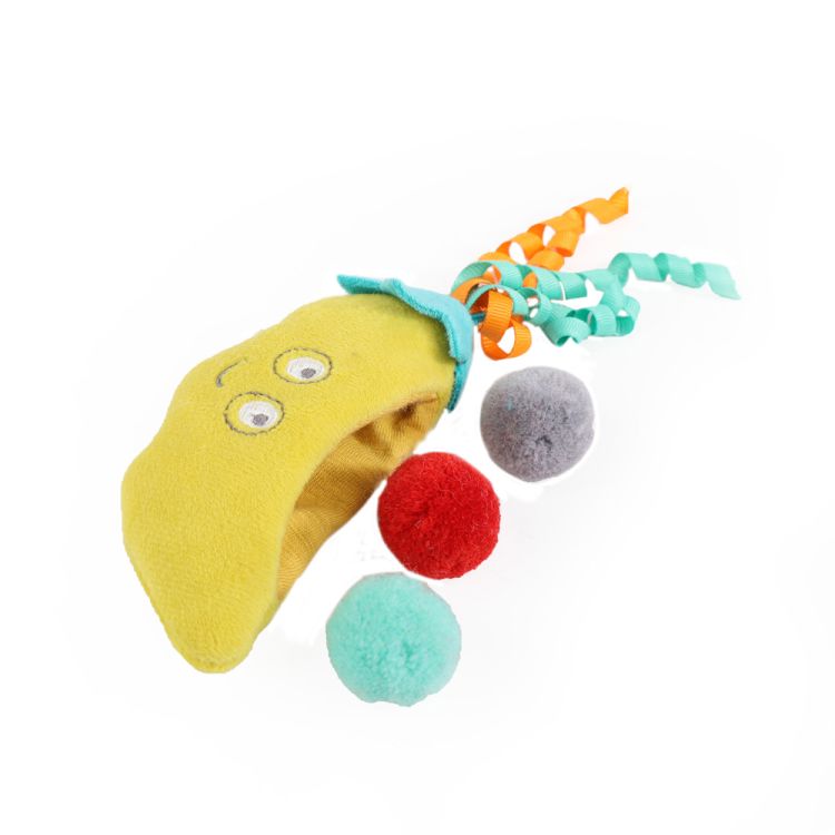Cat Toy - Kitty Pompom Pea Pod_thumbnail_1