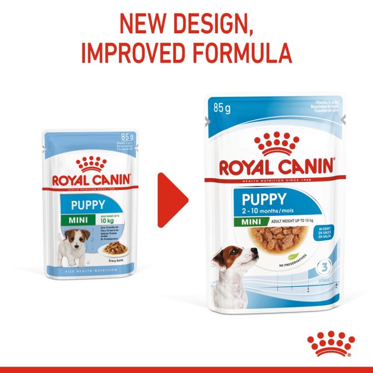Royal Canin Mini Puppy (Wet Food - Pouches) 12 x 85 g_thumbnail_1