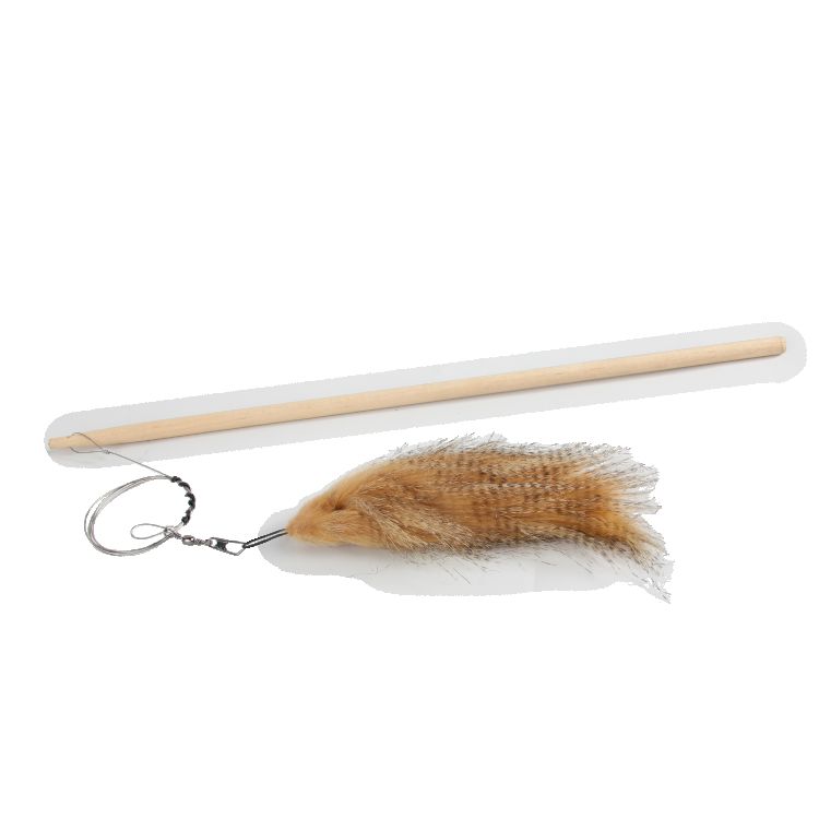  Interactive Cat Toy- Classic Comfort Fish Cat Wand Set_thumbnail_1