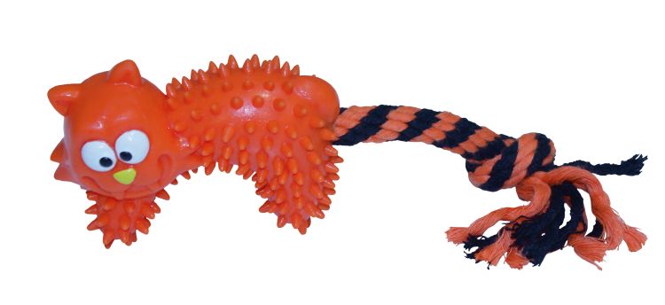 Cotton Bone W/ Rubber Tpr Scary Cat 25 cm_thumbnail_0
