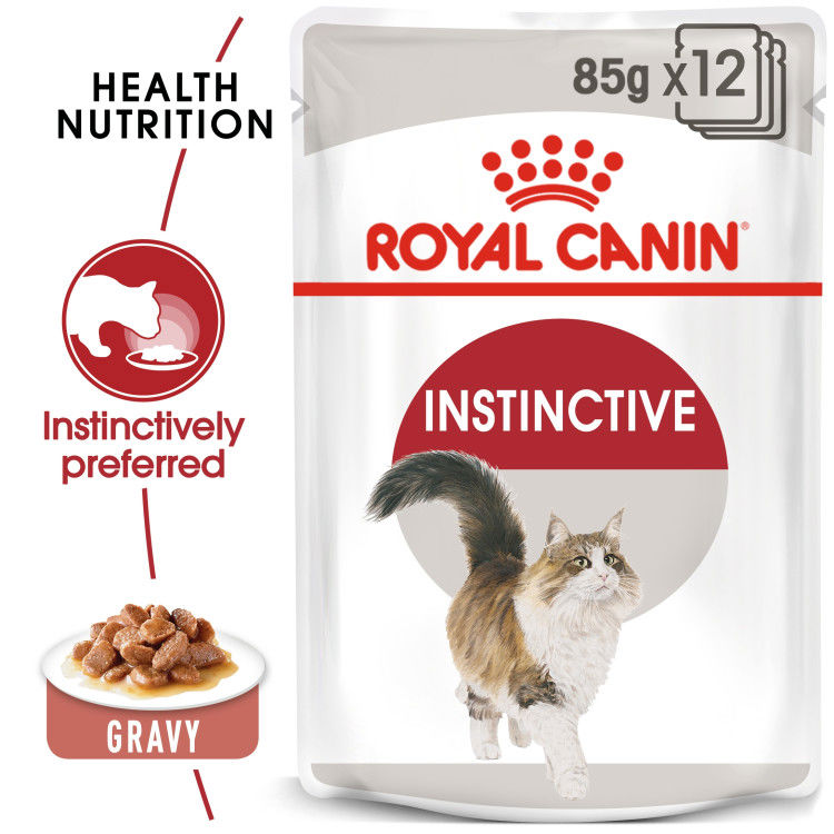 Royal Canin Instinctive Adult Cats Gravy (Wet Food - Pouches) 12 x 85 g_thumbnail_0