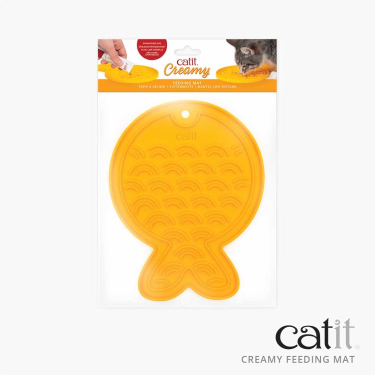 Catit Creamy Fish-shaped Silicone Feeding Mat_thumbnail_4