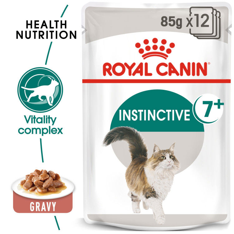 Royal Canin  Instinctive 7+ Gravy (Wet Food - Pouches) 12 x 85 g