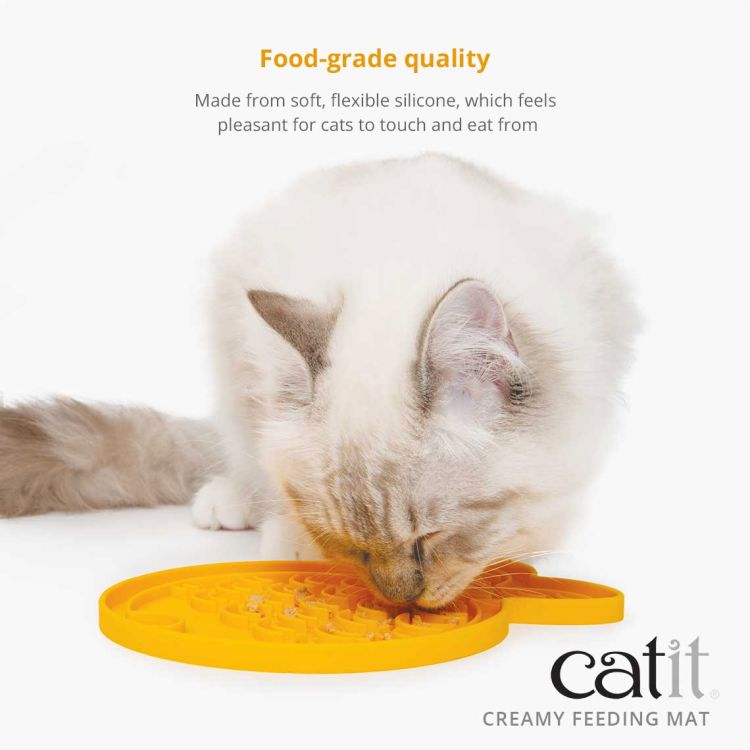 Catit Creamy Fish-shaped Silicone Feeding Mat_thumbnail_2