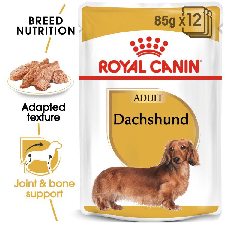 Royal Canin Dachshund Adult (Wet Food - Pouches) 12 x 85 g_thumbnail_0
