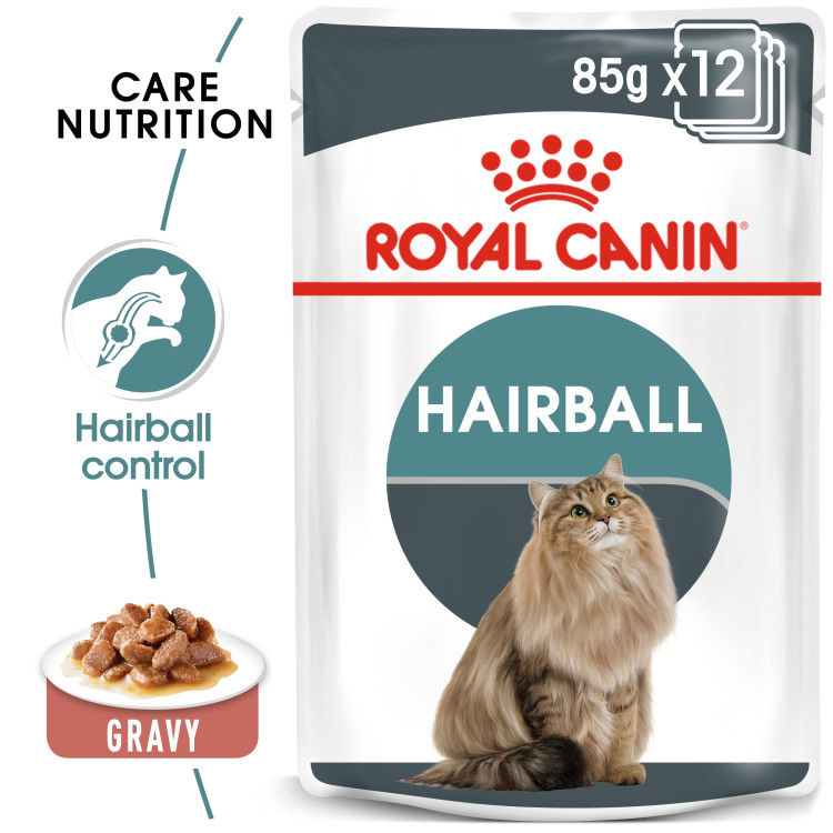 Royal Canin Hairball Gravy (Wet Food - Pouches) 12 x 85 g_thumbnail_0
