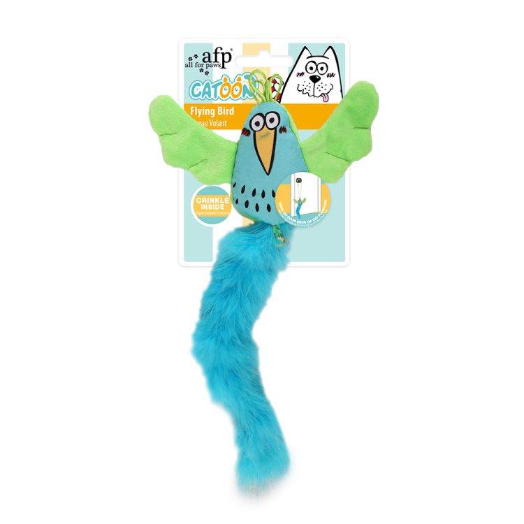 Cartoon Flying Bird – Interactive Cat Toy_thumbnail_0