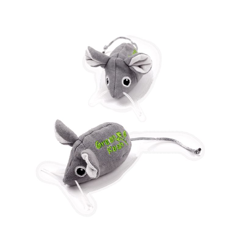 Cat Toy - Green Rush Catnip Mice_thumbnail_1