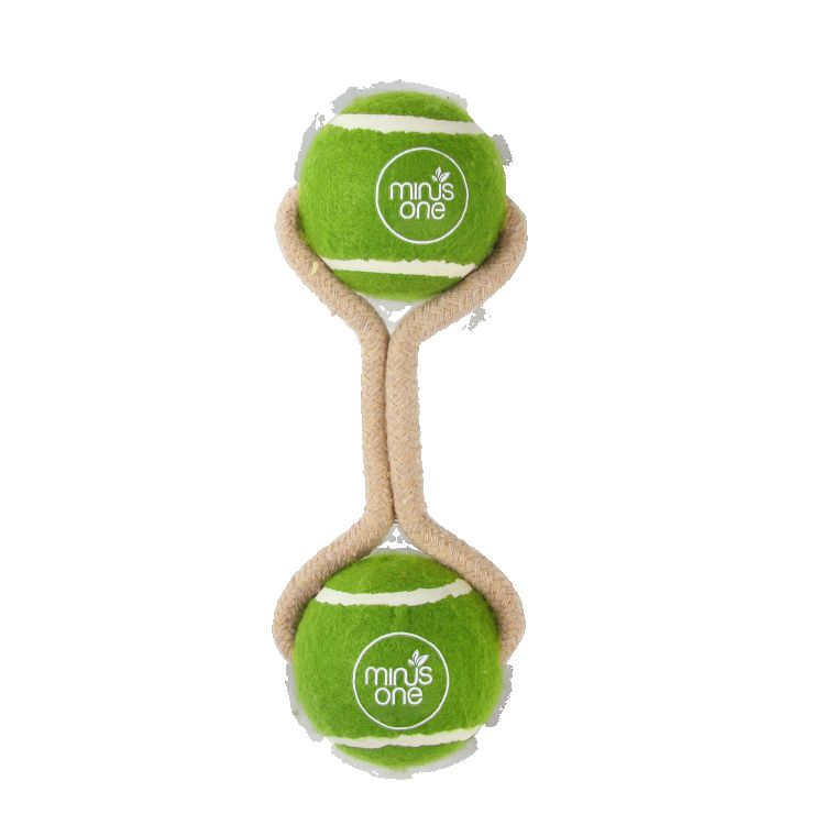 Dog Toy - Tennis Ball Rope – Double Meadow_thumbnail_0