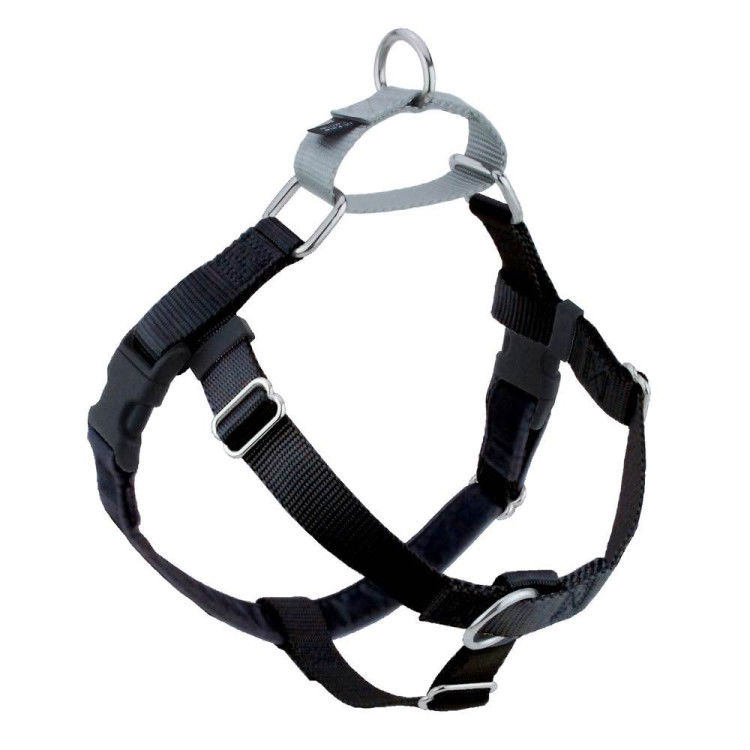 Freedom No-Pull Harness and Leash - Black / Medium 5/8_thumbnail_4