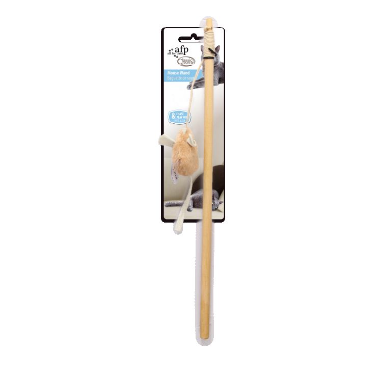Interactive Cat Toy- Classic Comfort Mouse Wand 2/pk _thumbnail_2