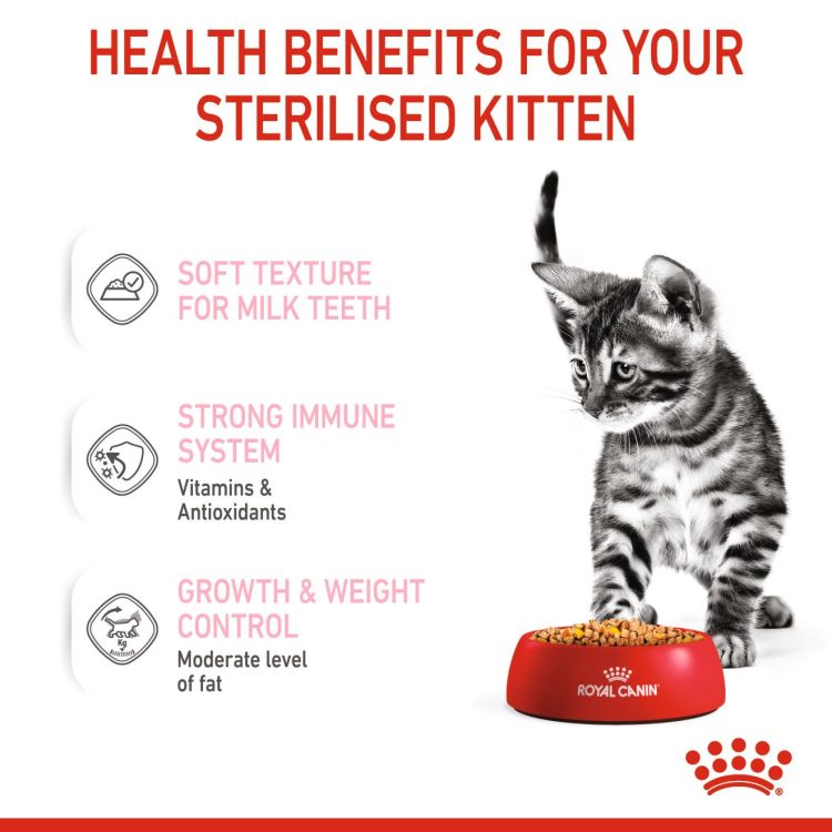 Royal Canin Kitten Sterilised Jelly (Wet Food - Pouches) 12 x 85 g_thumbnail_2
