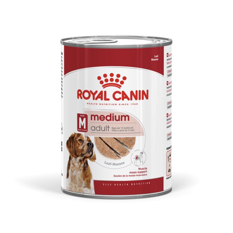Royal Canin Medium Adult (Wet Food - Can) 12 x 410 g