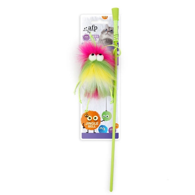 Cat Toy - Fluffer Wand Green_thumbnail_1