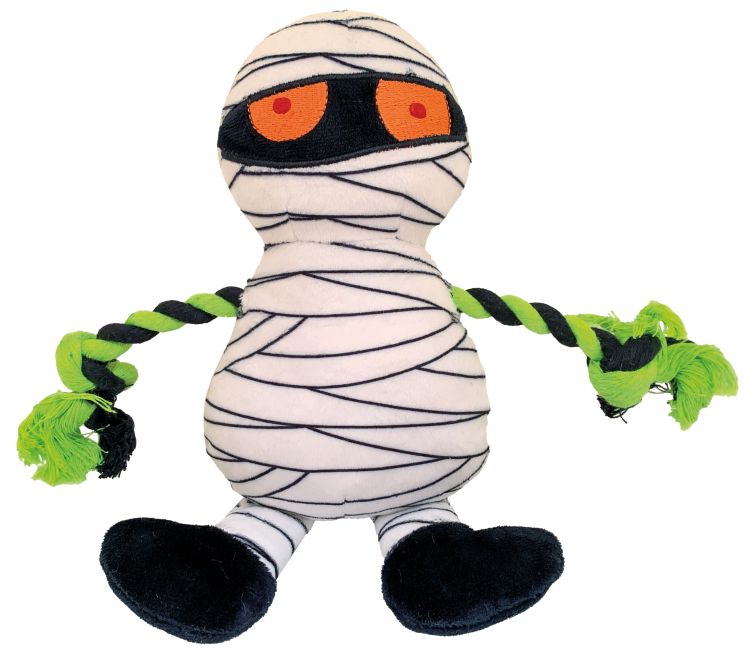 Dog Toy Fright Mummy W/ Rope 26cm_thumbnail_0