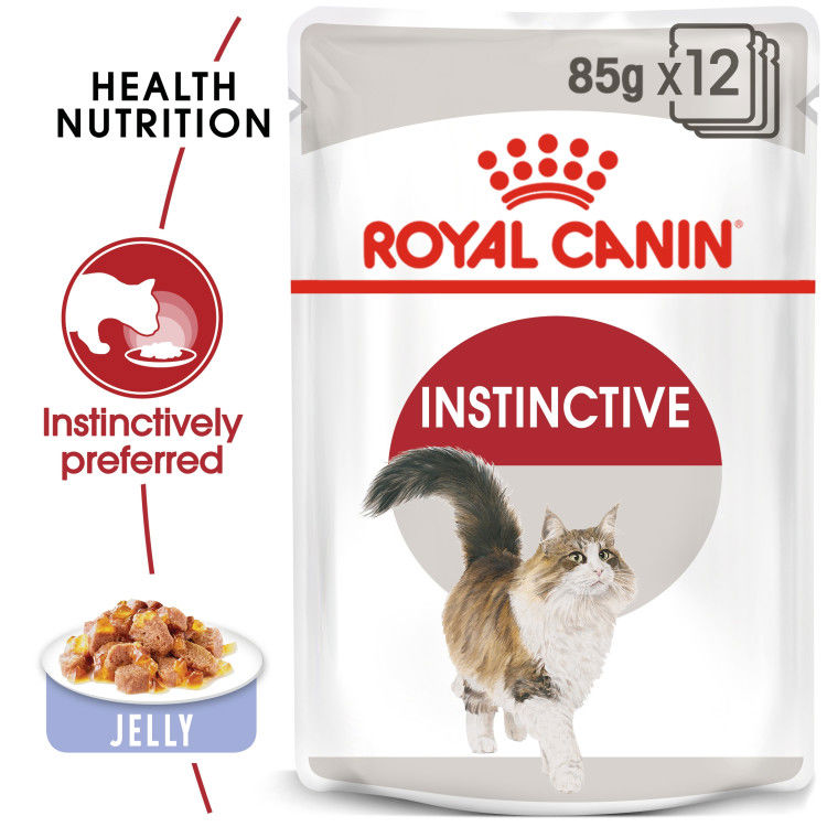 Royal Canin Instinctive Adult Cats Jelly (Wet Food - Pouches) 12 x 85 g