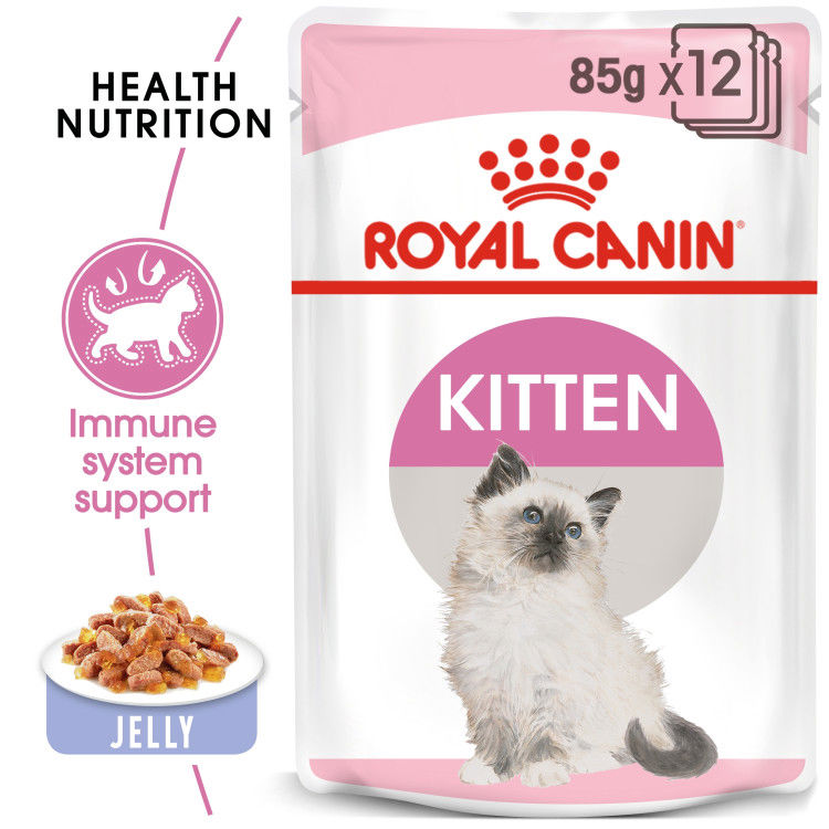 Royal Canin Kitten Jelly (Wet Food - Pouches) 12 x 85 g_thumbnail_0