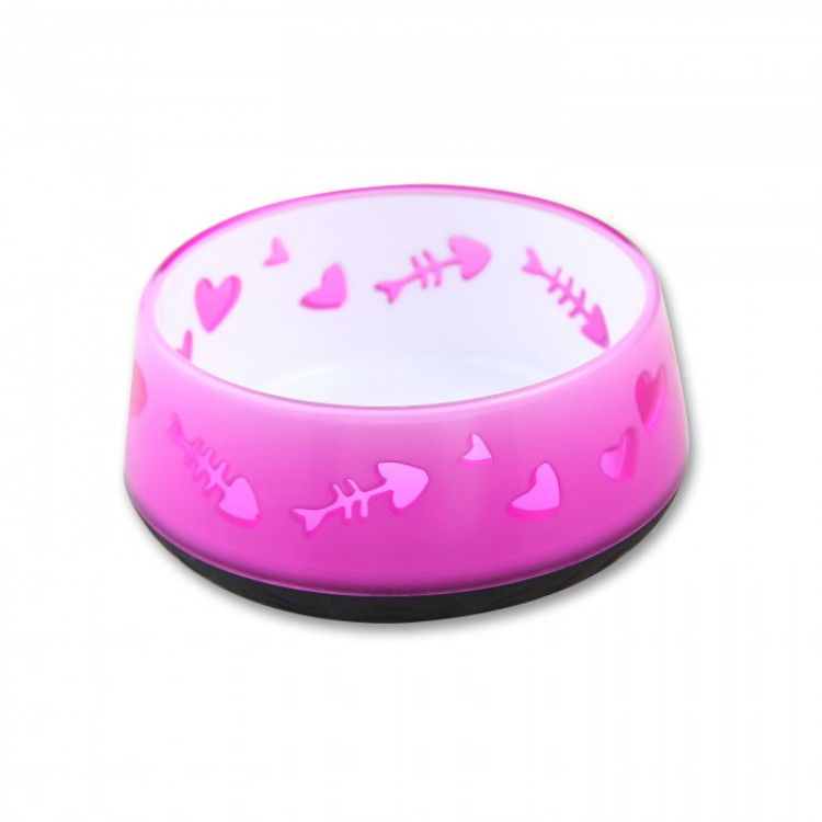 Cat Love Bowl – Blue, Orange & Pink_thumbnail_2
