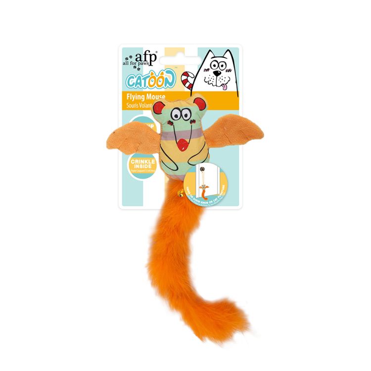 Cartoon Flying Mouse – Interactive Cat Toy_thumbnail_0