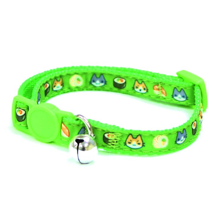 Catmania Cat Collar, Smallushi Green_thumbnail_0