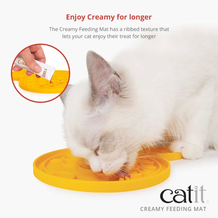 Catit Creamy Fish-shaped Silicone Feeding Mat_thumbnail_1